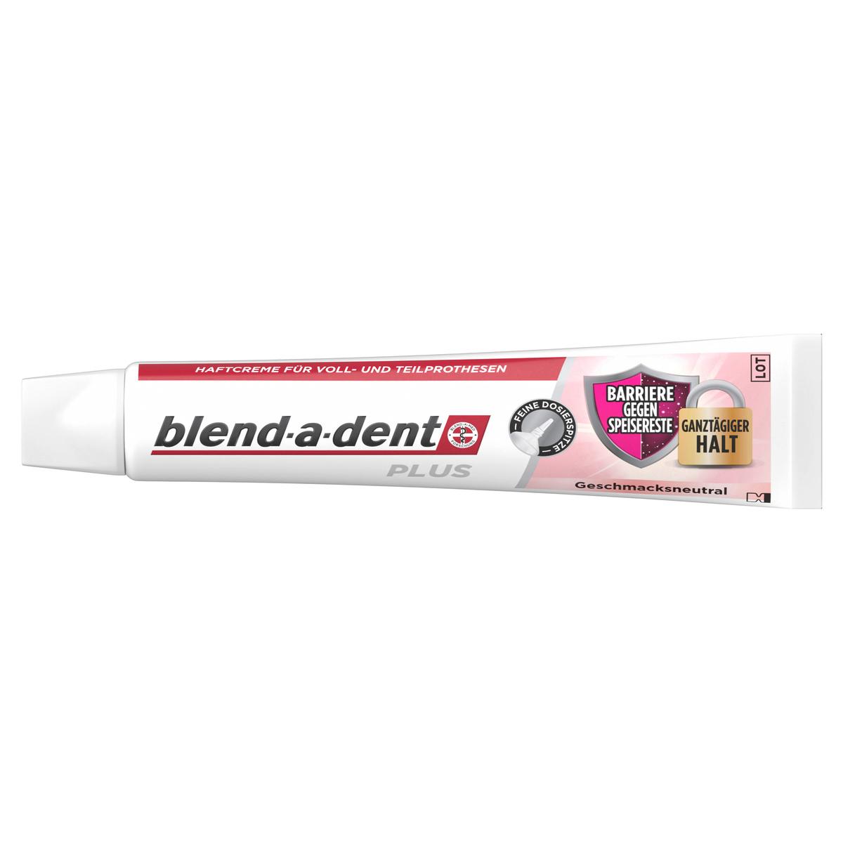 Produktbild Blend-A-Dent PLUS Haftcreme Barriere gegen Speisereste - Geschmacksneutral  3 von 11