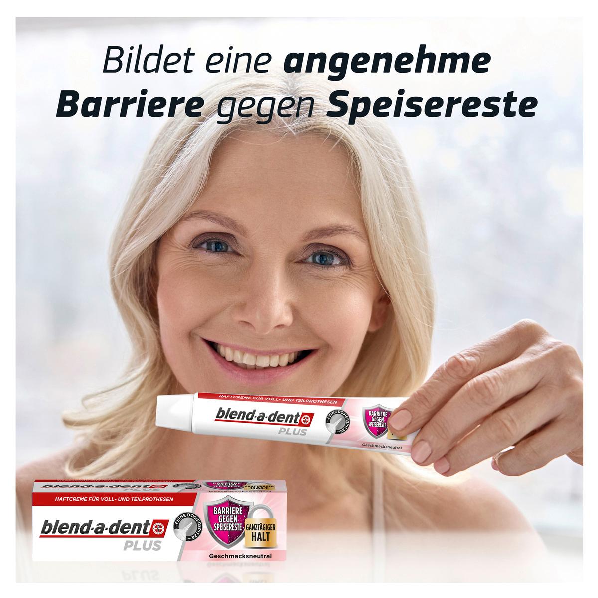 Produktbild Blend-A-Dent PLUS Haftcreme Barriere gegen Speisereste - Geschmacksneutral  8 von 11