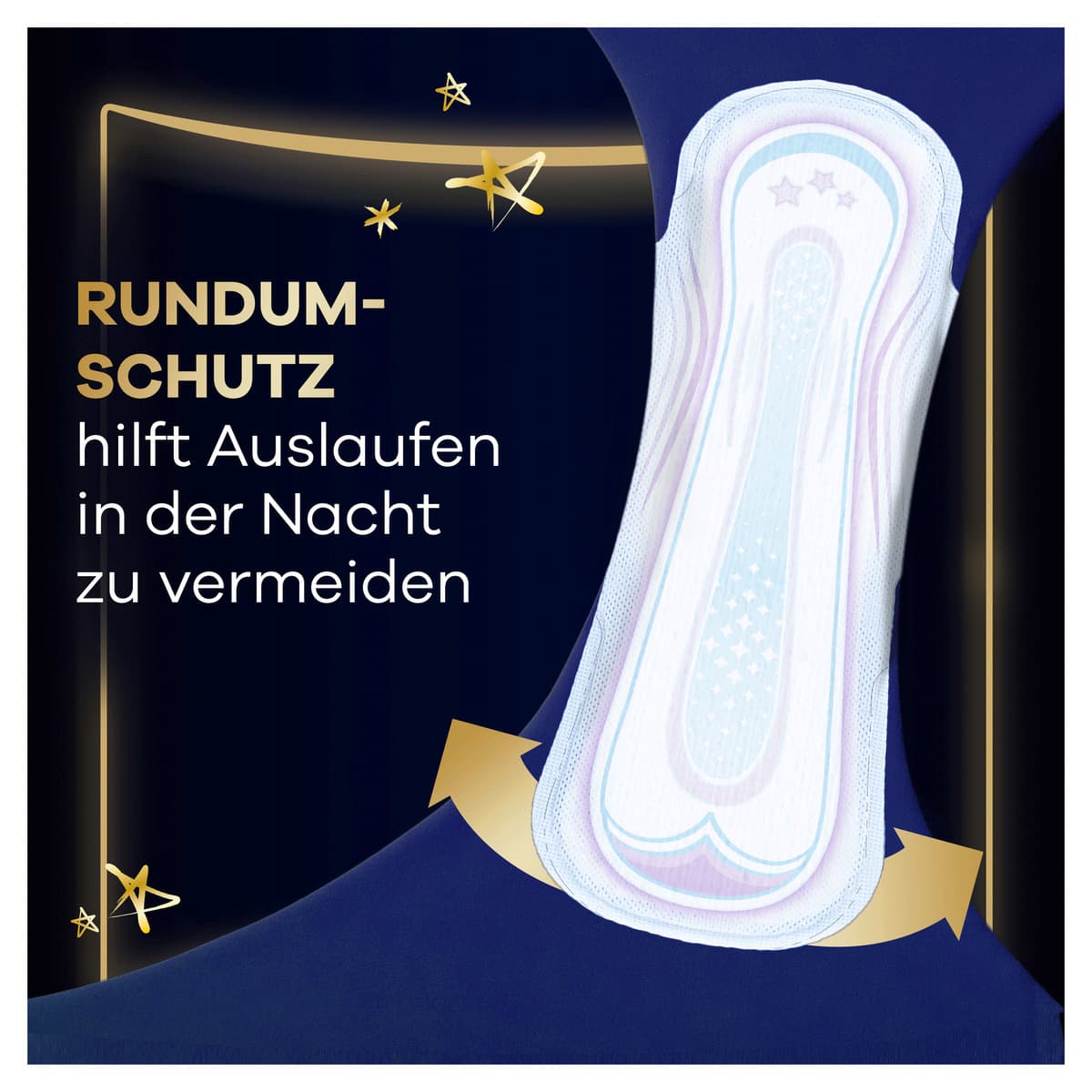 Produktbild Always ultra Damenbinden Secure Night Extra mit Flügeln BigPack  5 von 6
