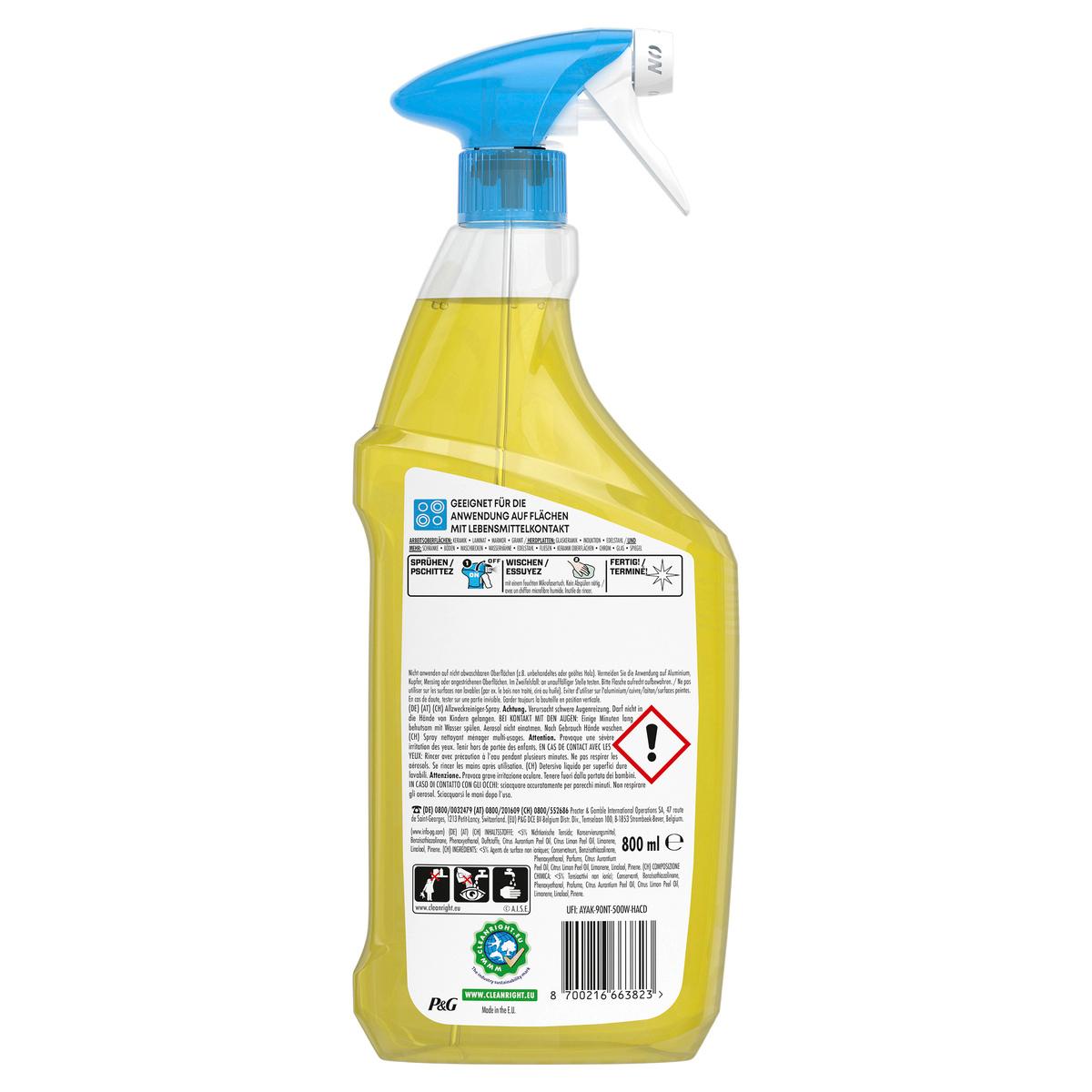 Produktbild Meister Proper Allzweckreiniger Sprühen-Wischen-Fertig Spray Zitrusfrische 3 von 8