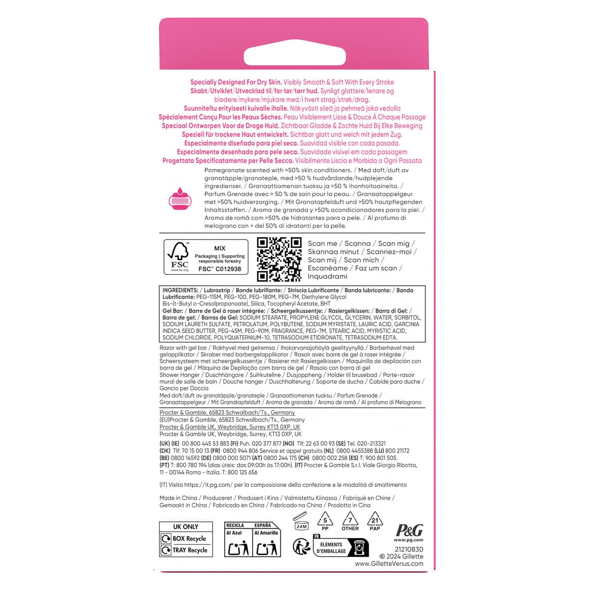 Produktbild Gillette Venus Rasierer Pro Comfortglide Tropical 2 von 8