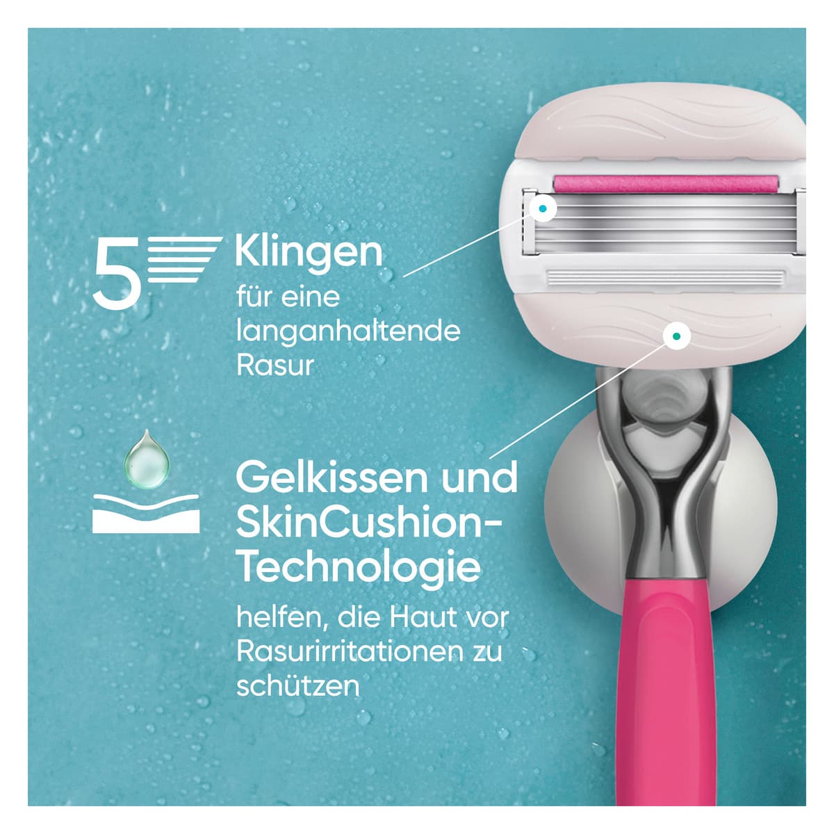 Produktbild Gillette Venus Rasierer Pro Comfortglide Tropical 4 von 8