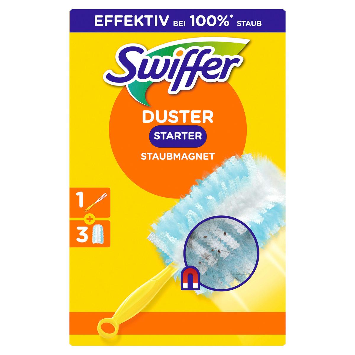 Swiffer Staubmagnet Starterset Griff + 3 Tücher 