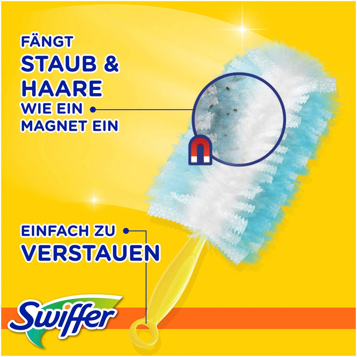 Produktbild Swiffer Staubmagnet Starterset Griff + 3 Tücher mit Duft 4 von 8