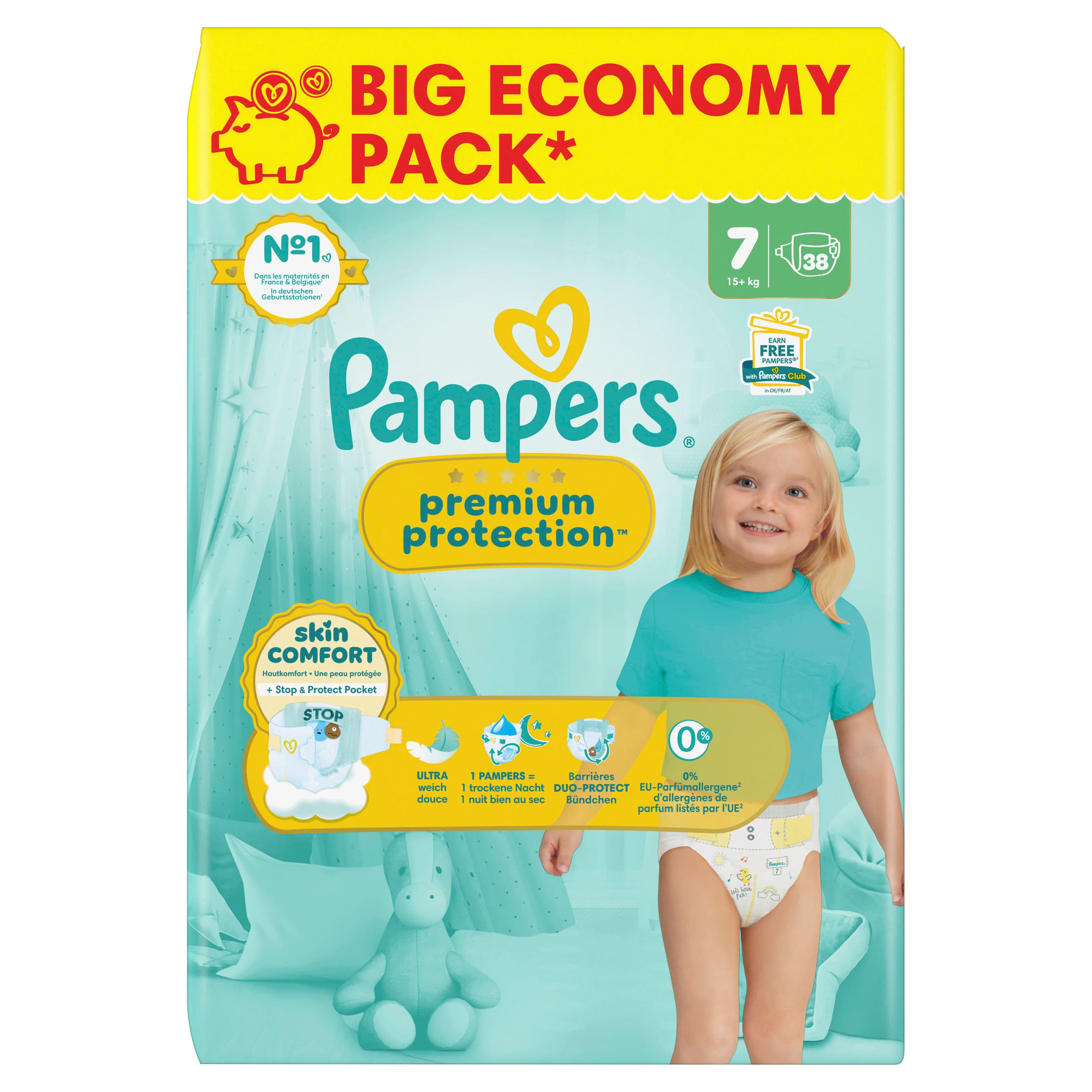 Pampers PREMIUM PROTECTION Windeln Gr.7 Extra Large 15+kg