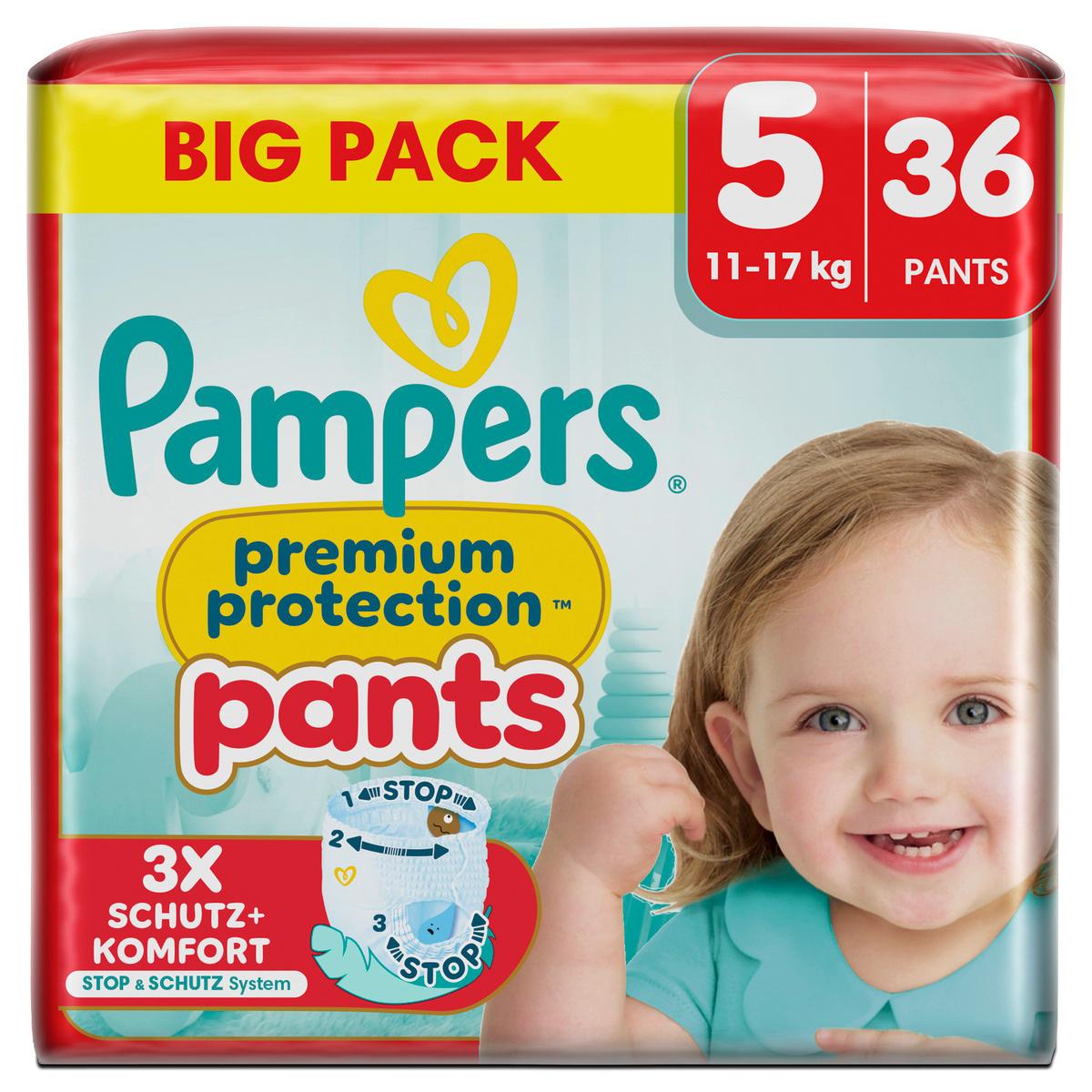 Pampers Premium Protection Pants Underjams Gr.5 Junior 11-17kg Big Pack 