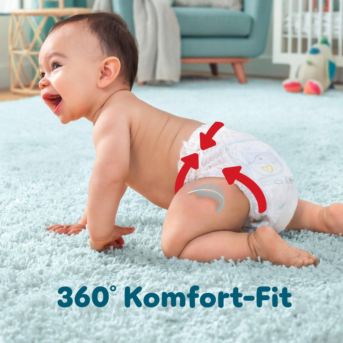 Produktbild Pampers Premium Protection Pants Windeln Gr.4 Maxi 9-15kg Big Pack 9 von 11