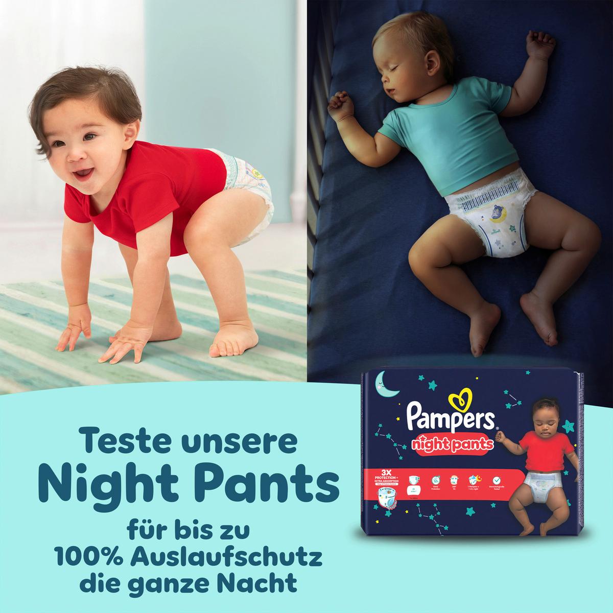 Produktbild Pampers Premium Protection Pants Windeln Gr.4 Maxi 9-15kg Big Pack 10 von 11