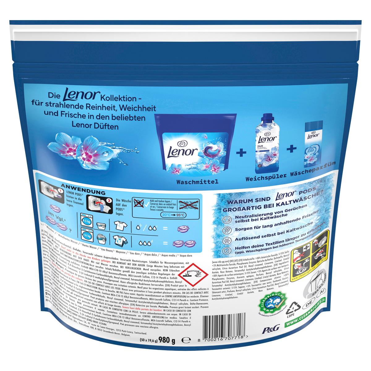 Produktbild Lenor Waschmittel PODS Aprilfrisch 100WL 2 von 8