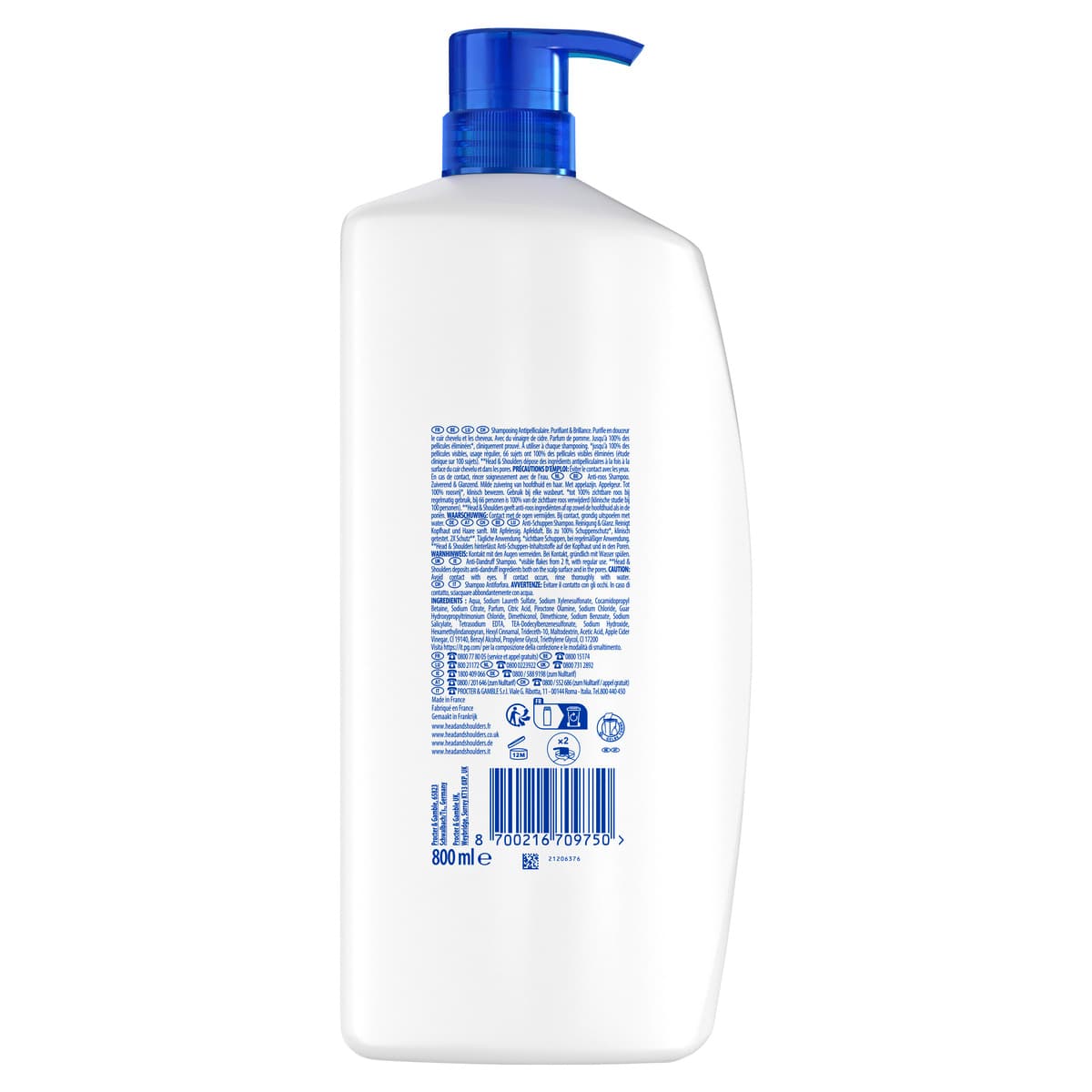 Produktbild Head & Shoulders Anti Schuppen Shampoo Reinigung & Glanz  3 von 10