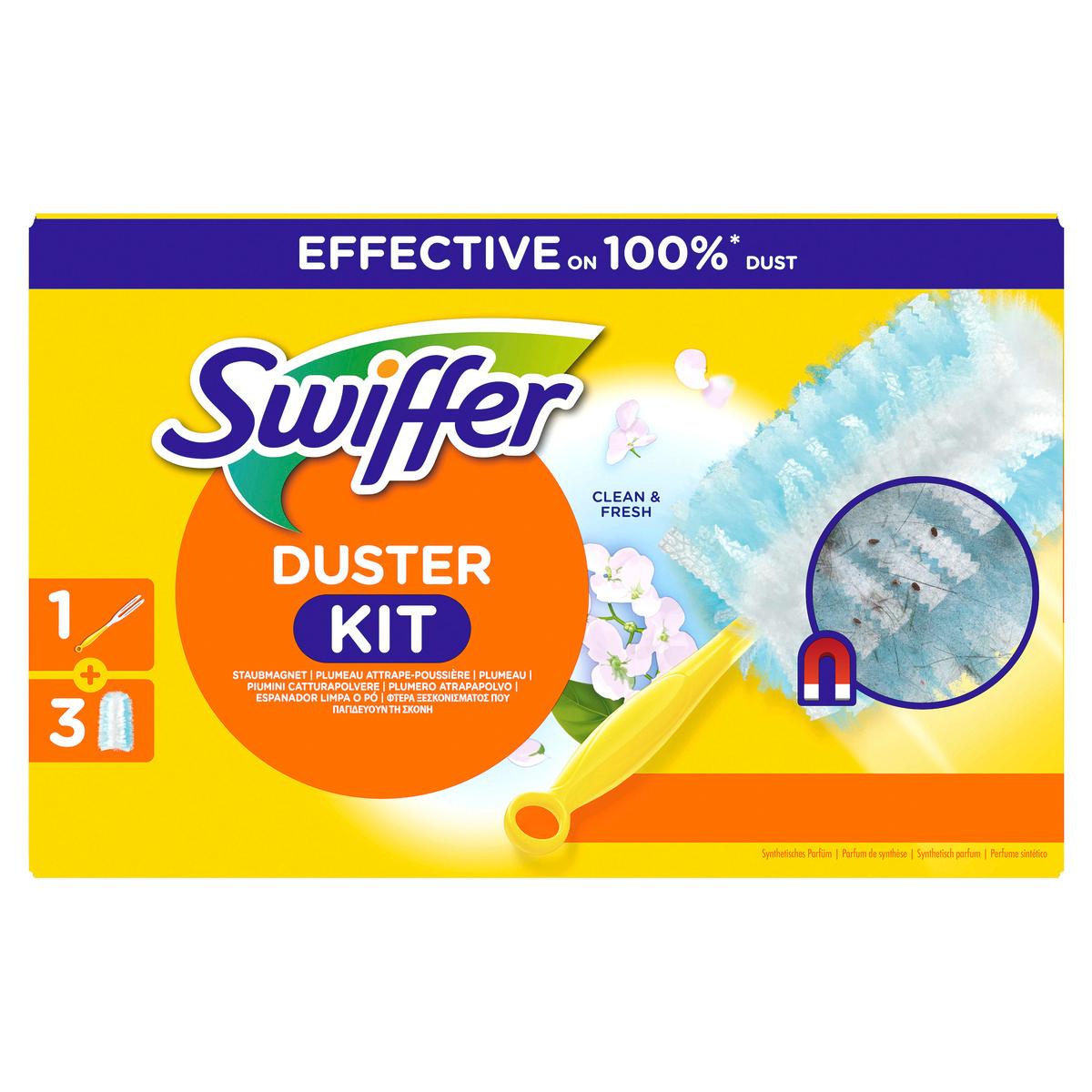 Produktbild Swiffer Staubmagnet Starterset Griff + 3 Tücher mit Duft 3 von 8