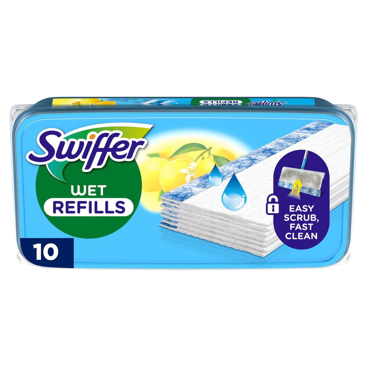 Produktbild Swiffer Wischtücher nass Nachfüllpackung Citrus Fresh Mega Pack 8 von 13
