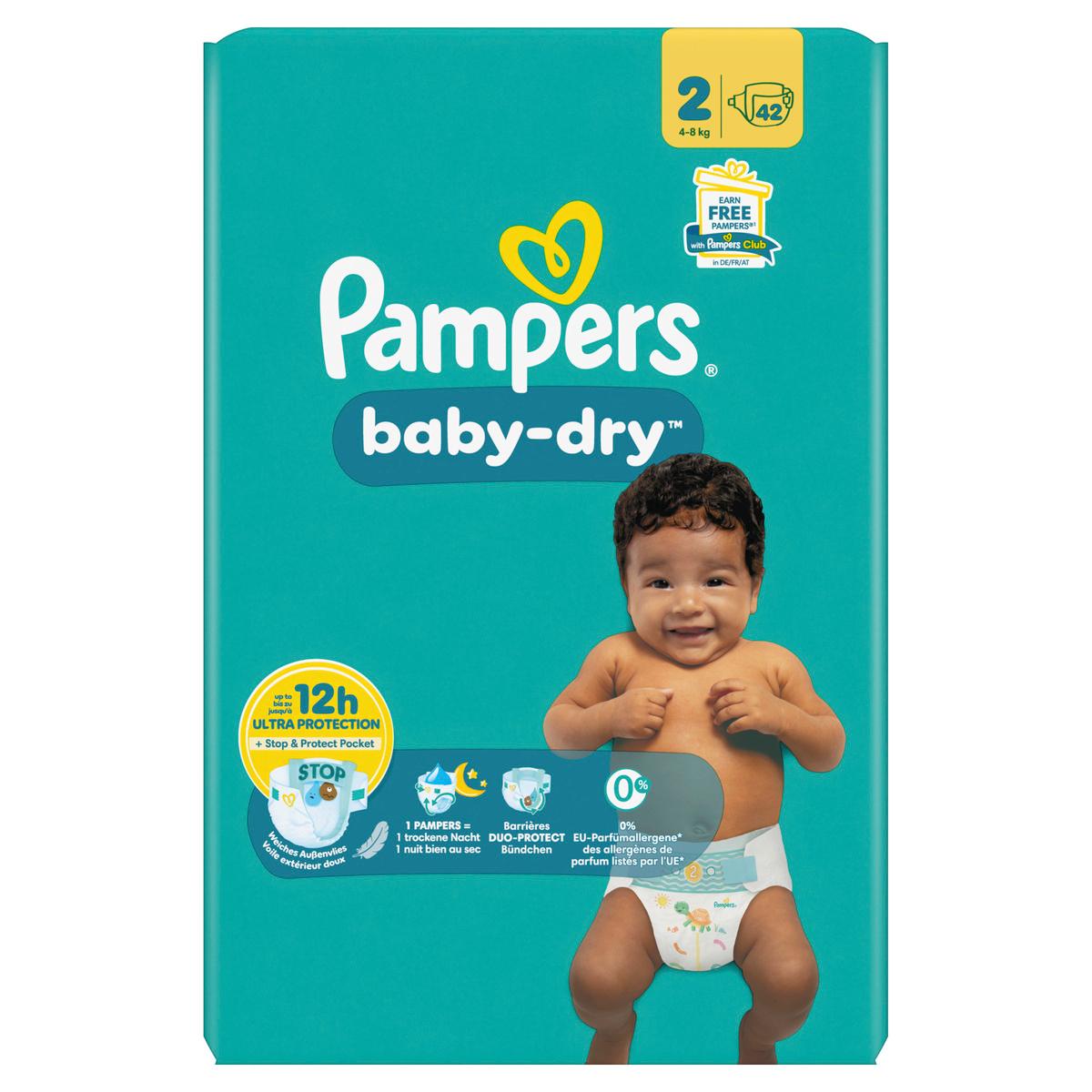 Produktbild Pampers Baby Dry Windeln Gr.2 Mini 4-8kg Single Pack  3 von 10