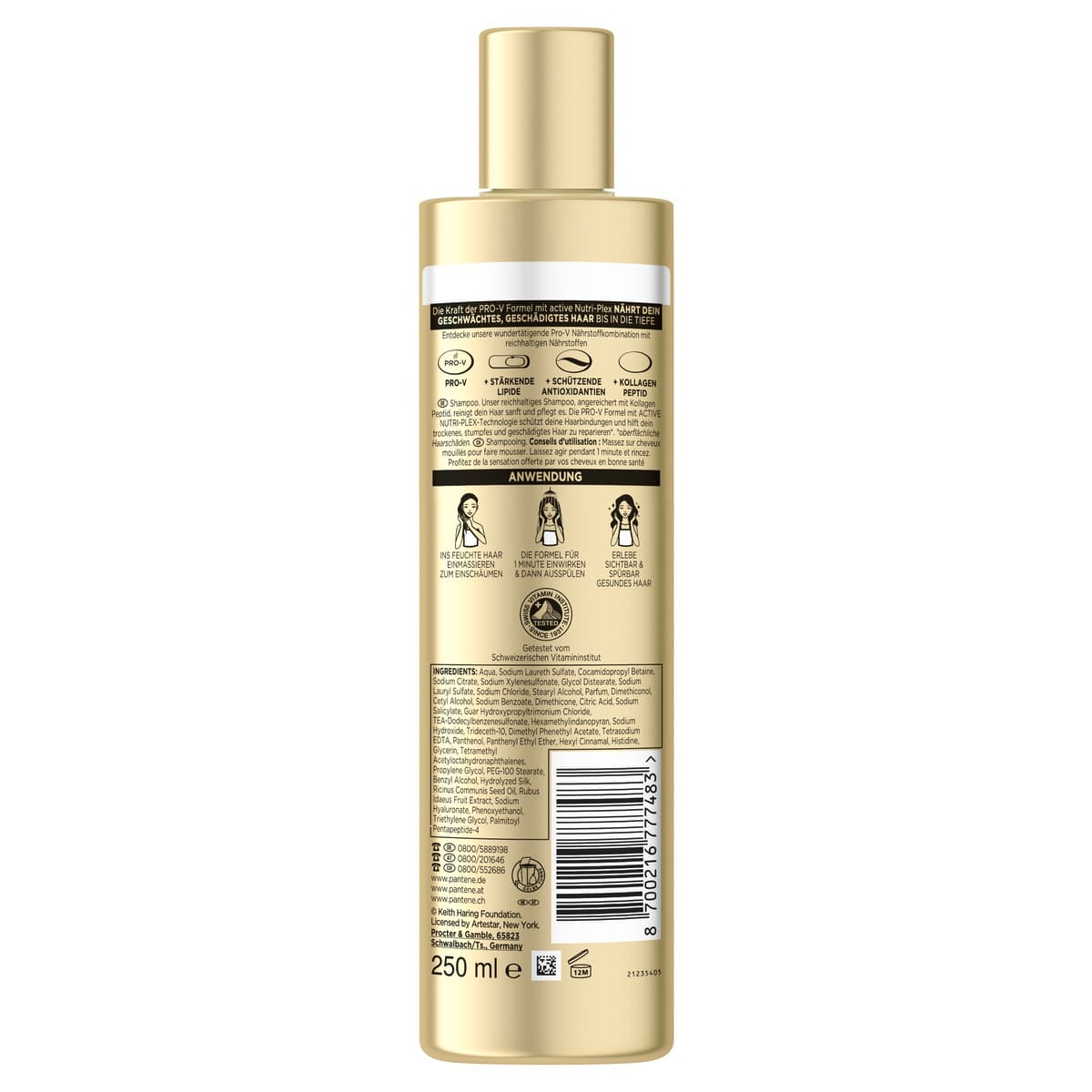 Produktbild Pantene PRO-V Haarshampoo Keith Haring Repair & Care Miracle Serum 2 von 8