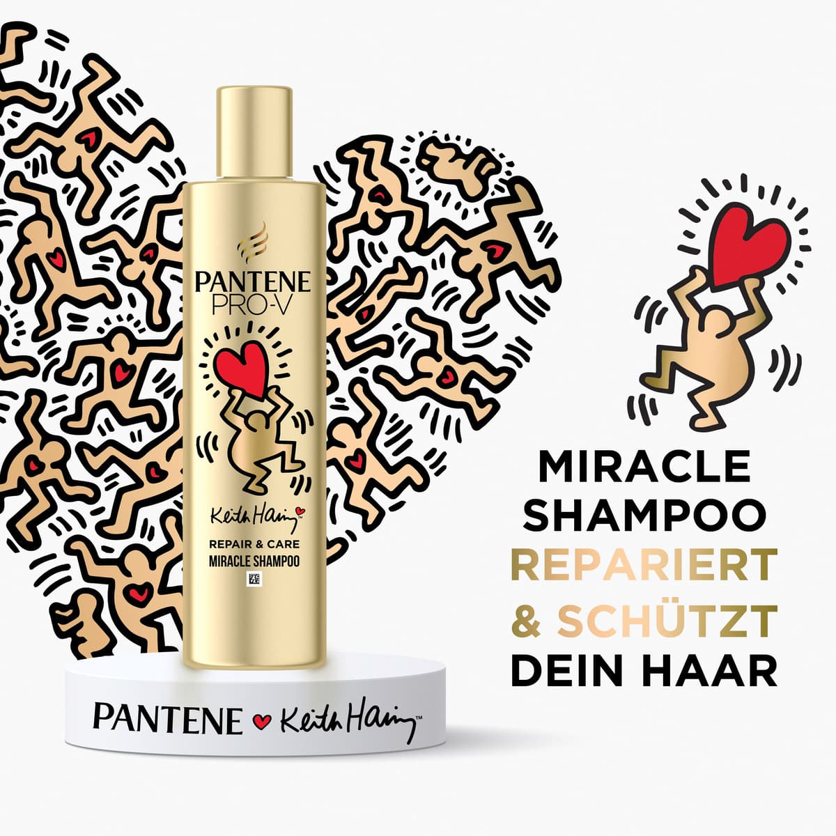 Produktbild Pantene PRO-V Haarshampoo Keith Haring Repair & Care Miracle Serum 3 von 8