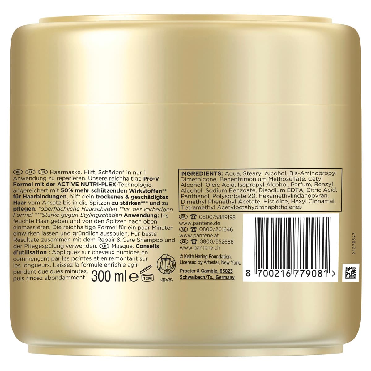 Produktbild Pantene PRO-V Haarmaske Keith Haring Repair & Care  2 von 10