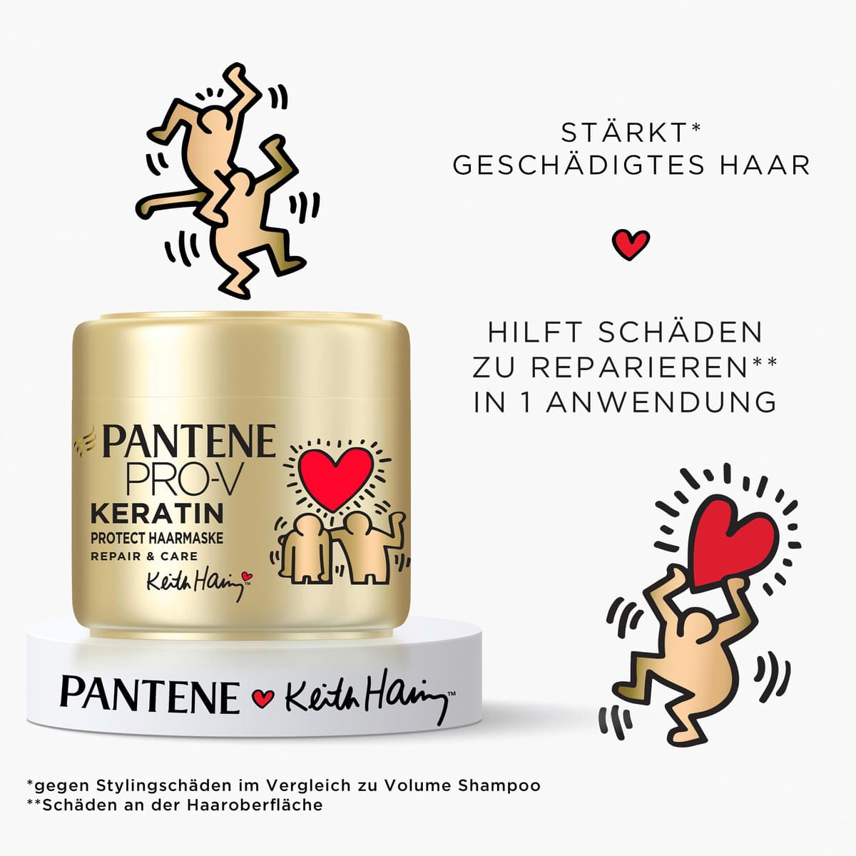 Produktbild Pantene PRO-V Haarmaske Keith Haring Repair & Care  6 von 10