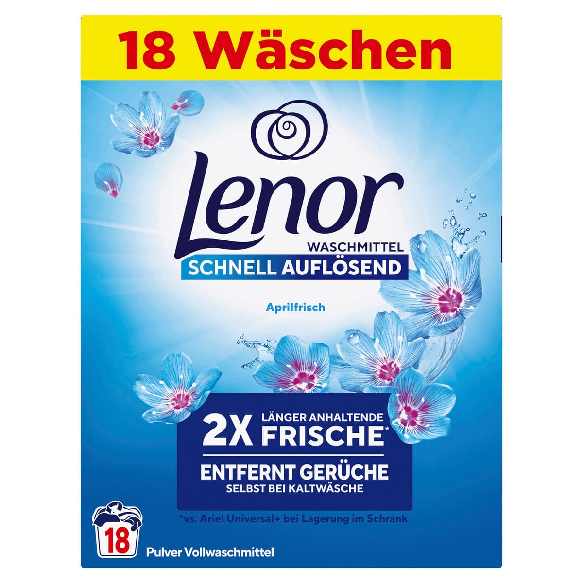 Lenor Vollwaschmittel Pulver Aprilfrisch 18WL