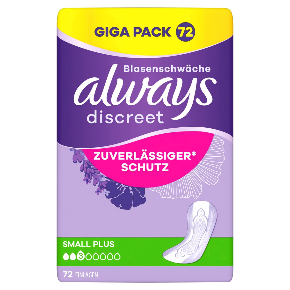 Produktbild Always Discreet Inkontinenz Small Plus Gigapack  2 von 7