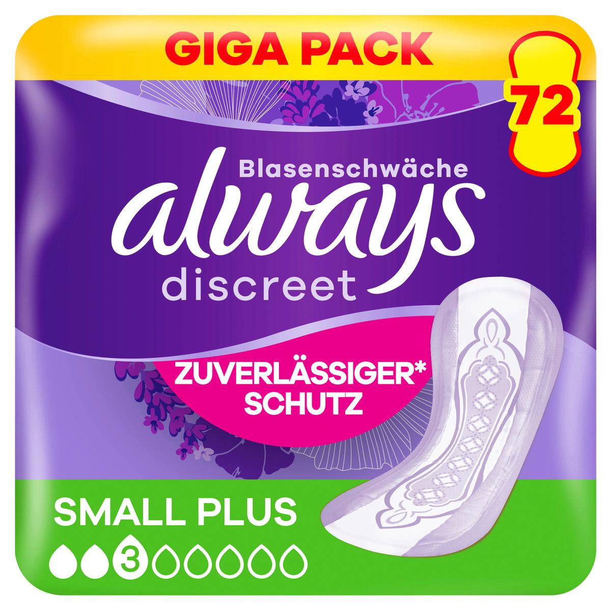 Always Discreet Inkontinenz Small Plus Gigapack 