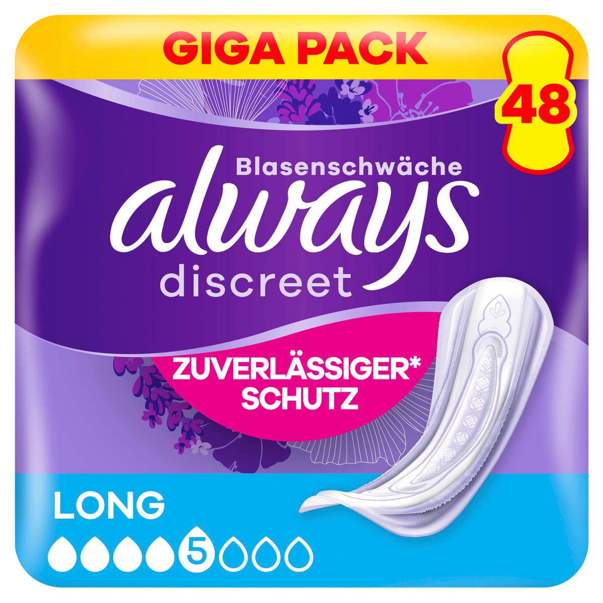 Always Discreet Inkontinenz Long Gigapack 