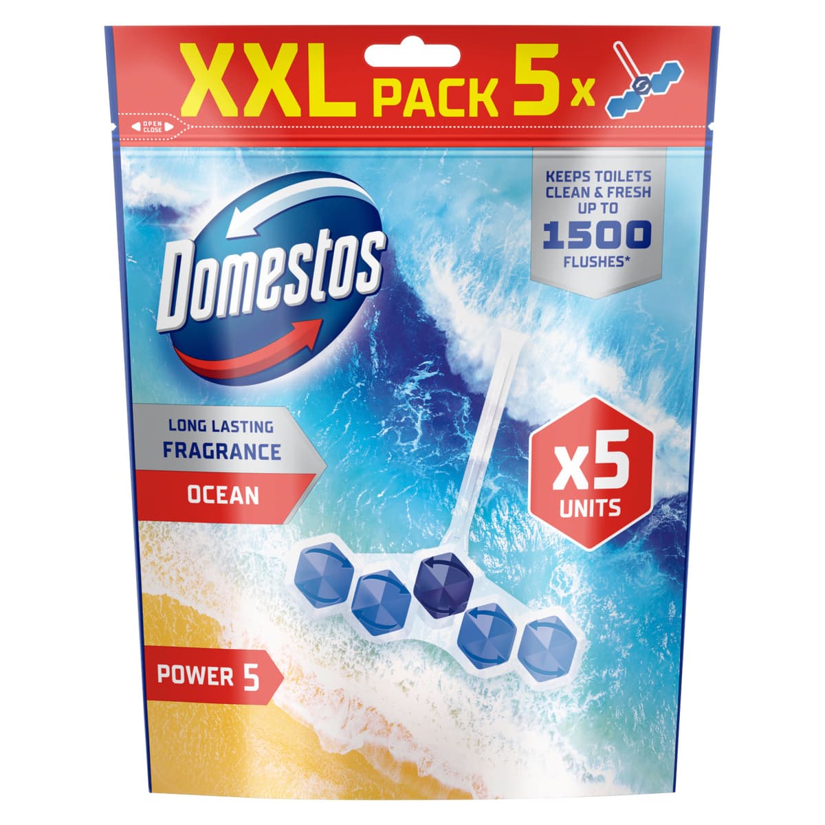 Domestos WC-Stein Power 5 Ocean XXL