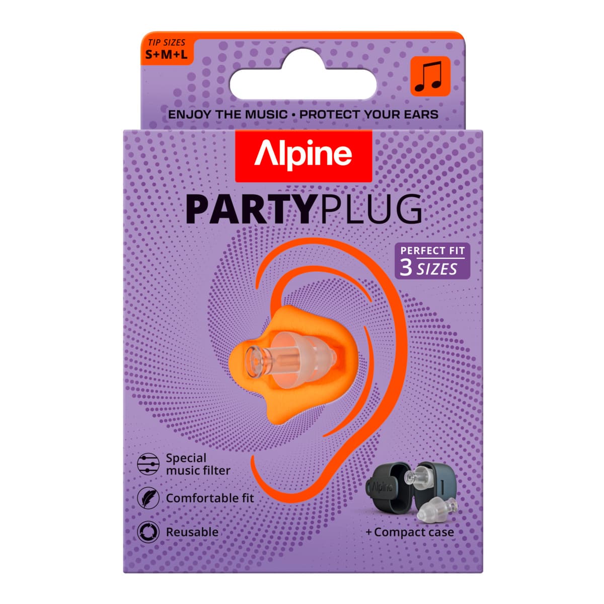 Alpine Ohrstöpsel Partyplug transparant 