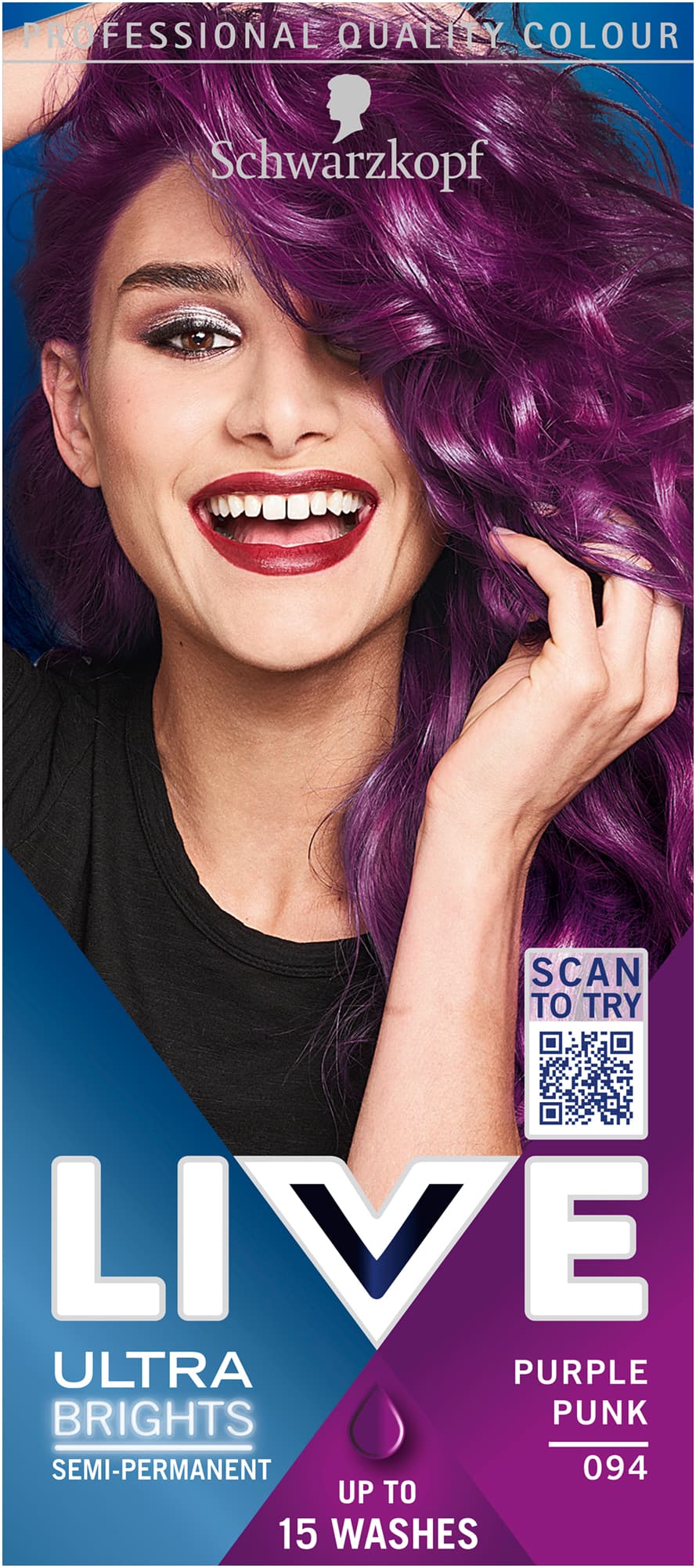 Schwarzkopf LIVE Haarfarbe Ultra Brights Nr. 94 Purple Punk