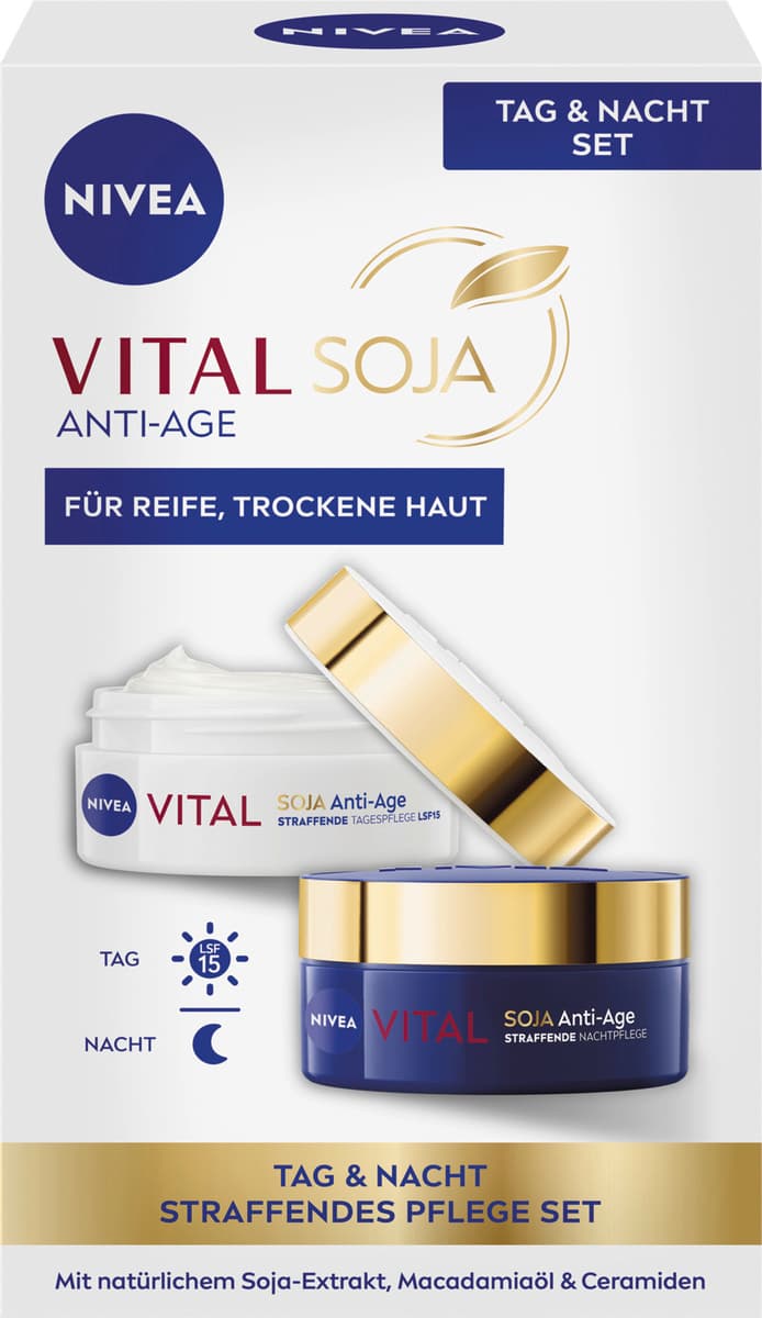 Nivea Vital Soja Anti-Age Tages- & Nachtcreme Geschenkset