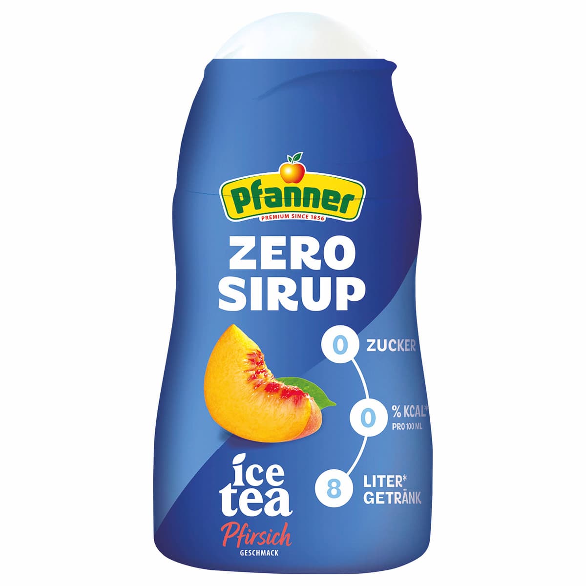 Pfanner Eistee Pfirsich Zero Sirup 