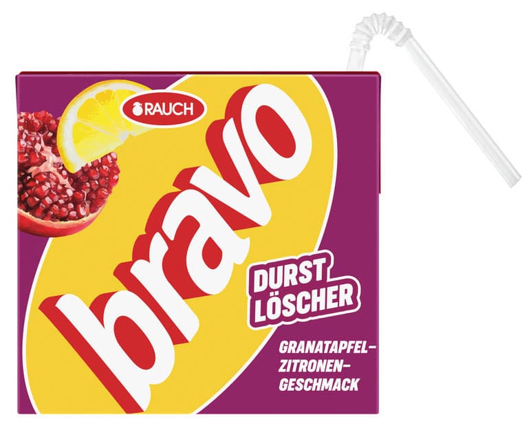 Rauch BRAVO Durstlöscher Granatapfel-Zitronen-Geschmack