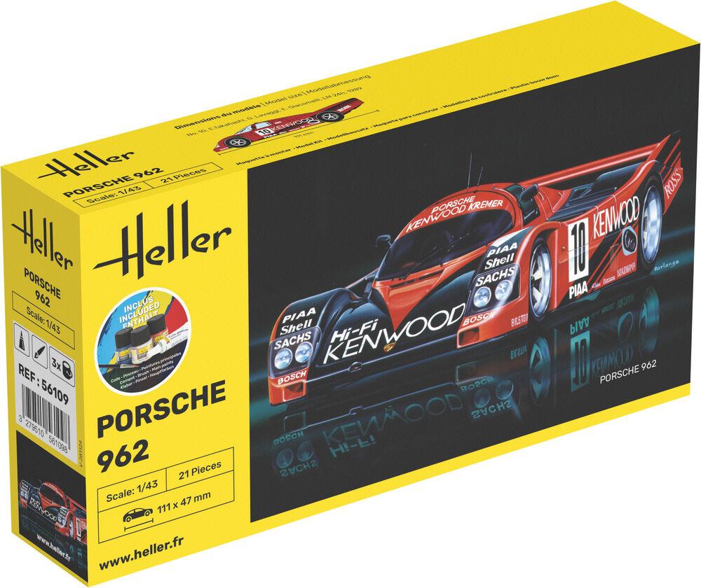 Heller: STARTER KIT Porsche 962 in 1:43 (1000561090)