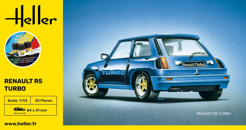 Produktbild Heller: STARTER KIT Renault R5 Turbo in 1:43 (1000561500) 3 von 7