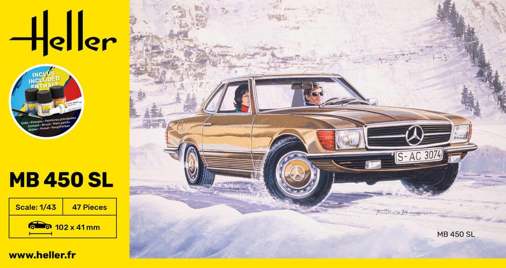 Produktbild Heller: STARTER KIT MB 450SL in 1:43 (1000561710) 3 von 6