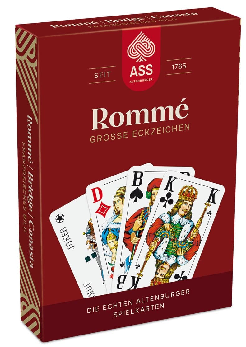 ASS Altenburger - Rommé große Eckzeichen, französisches Bild