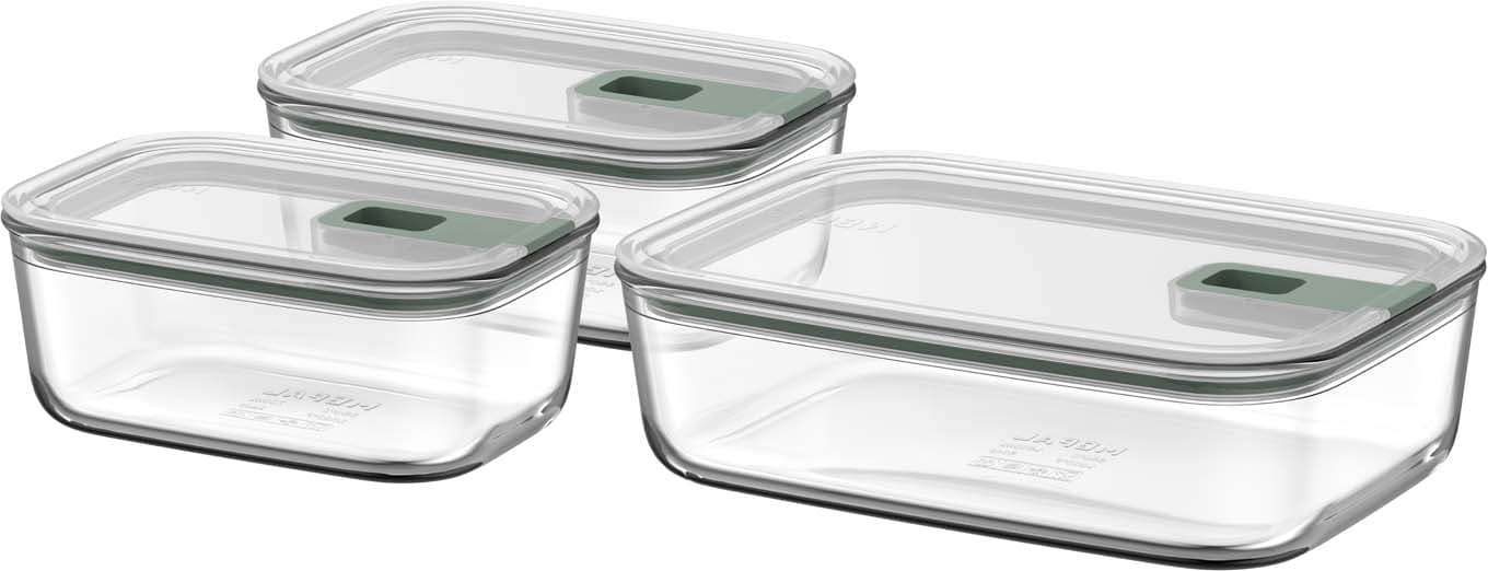 MEPAL Set Glas-Frischhaltedose EasyClip 3-tlg.