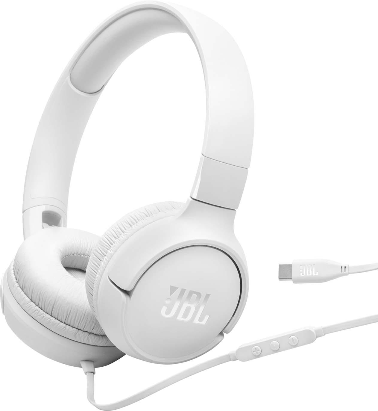 JBL Tune 520C On-Ear Kopfhörer USB-C weiß
