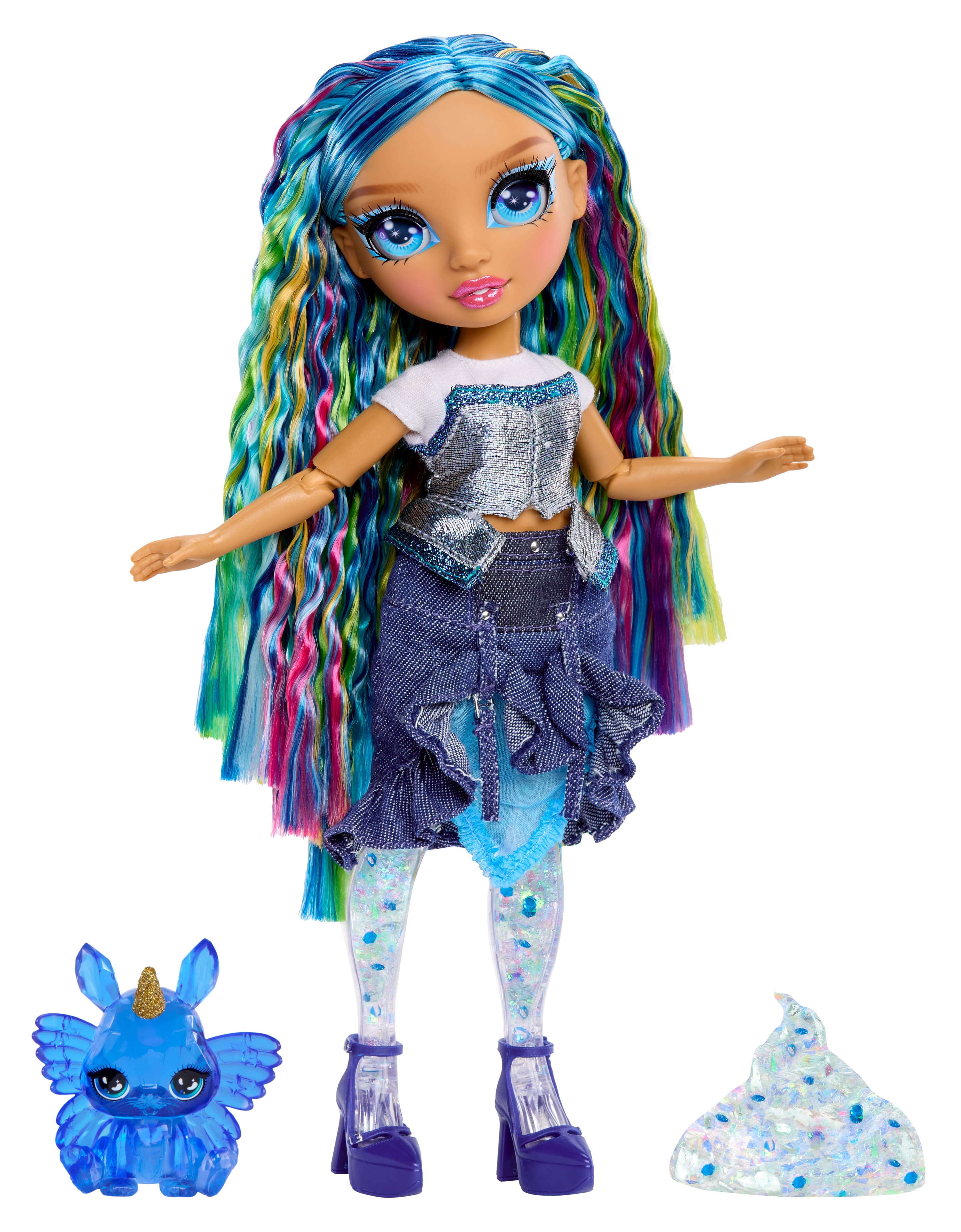 Rainbow High Rainbow Schimmers mit Schleim Fashion Doll - Skyler