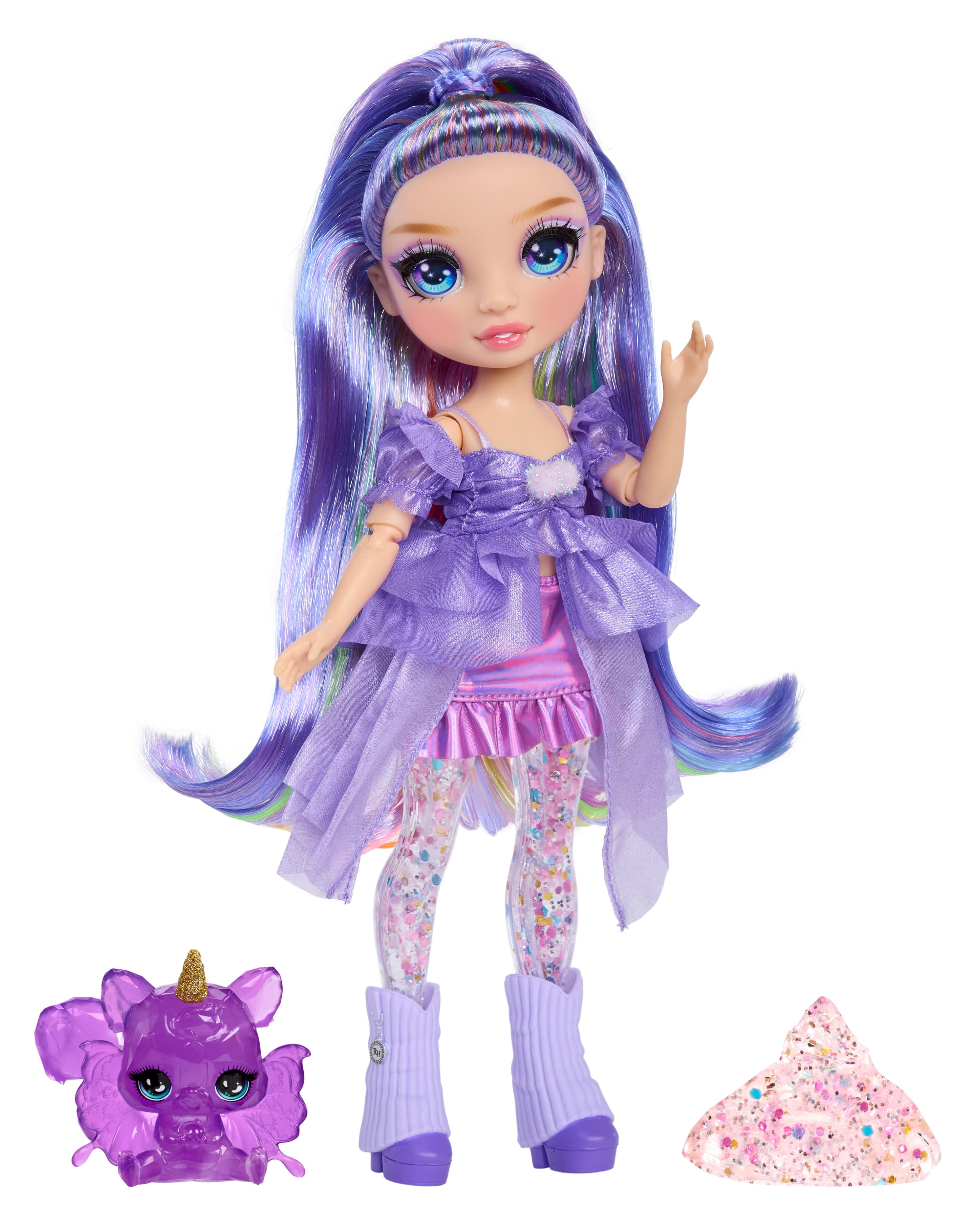 Rainbow High Rainbow Schimmers mit Schleim Fashion Doll -  Violet 