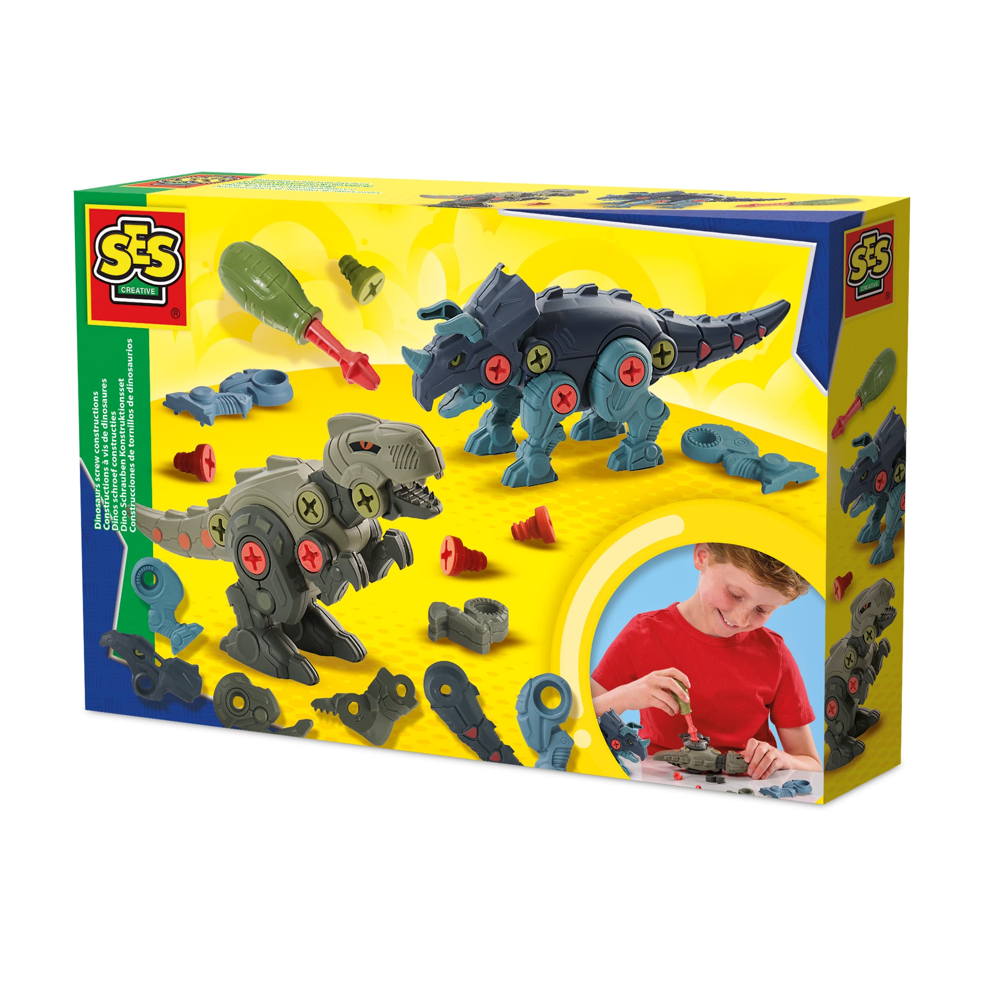 SES Creative - Dino Schrauben Konstruktionsset
