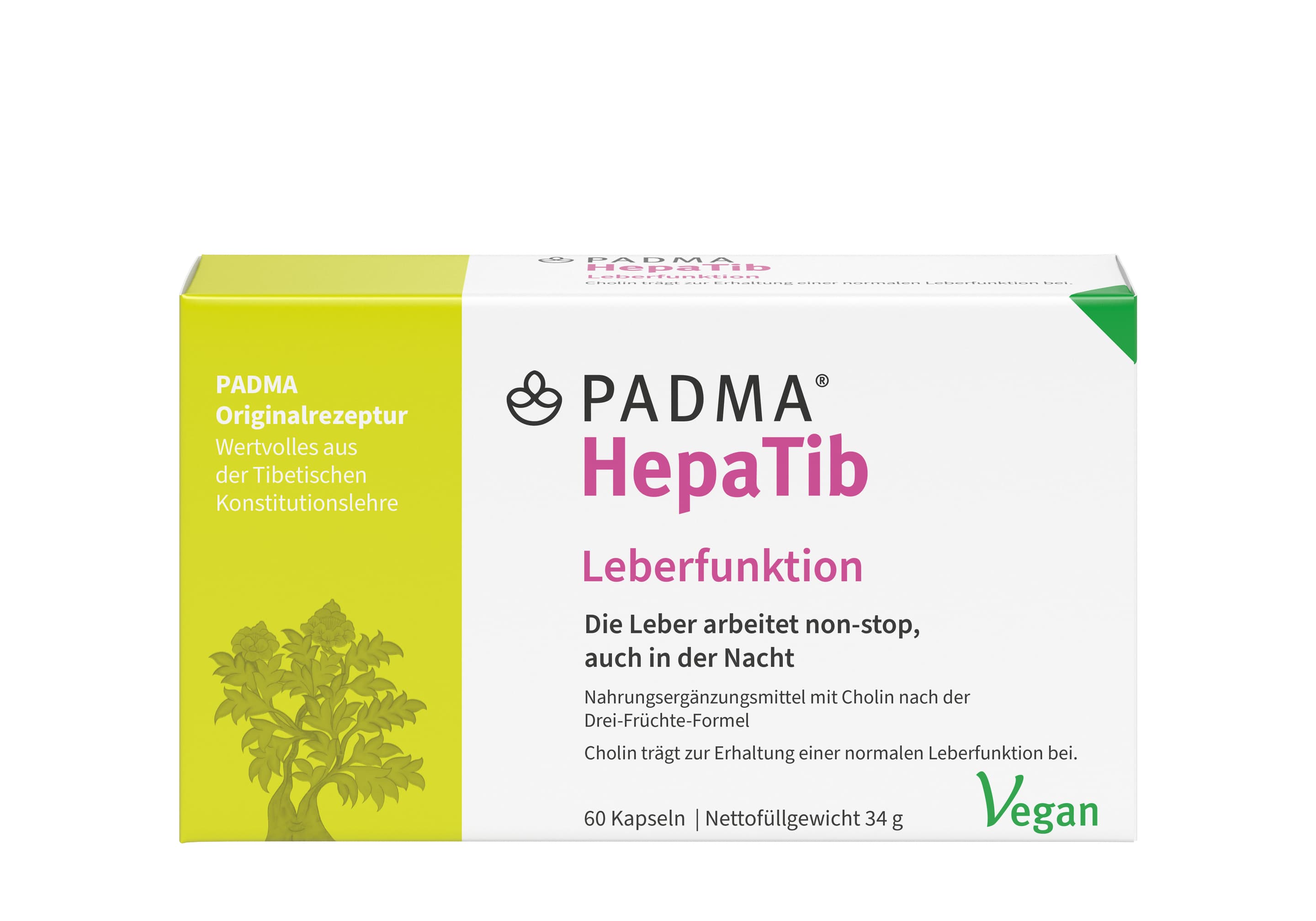 PADMA HepaTib Leberfunktion Kapseln