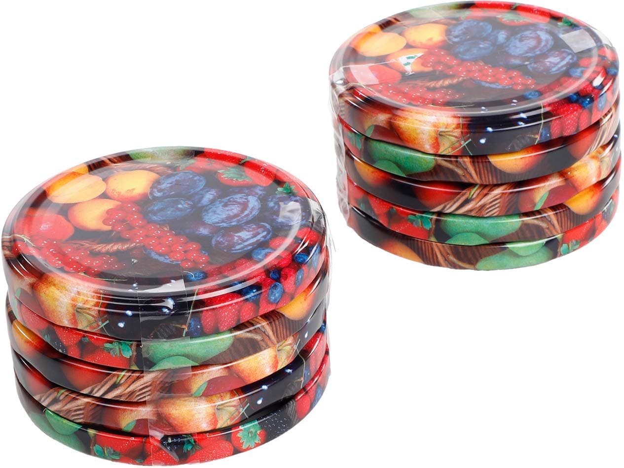 HI Ersatzdeckel Obstdekor 10er Beutel, Ø ca. 8,2cm