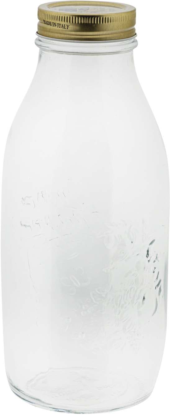 HI Glasflasche mit Schraubverschluss 1l