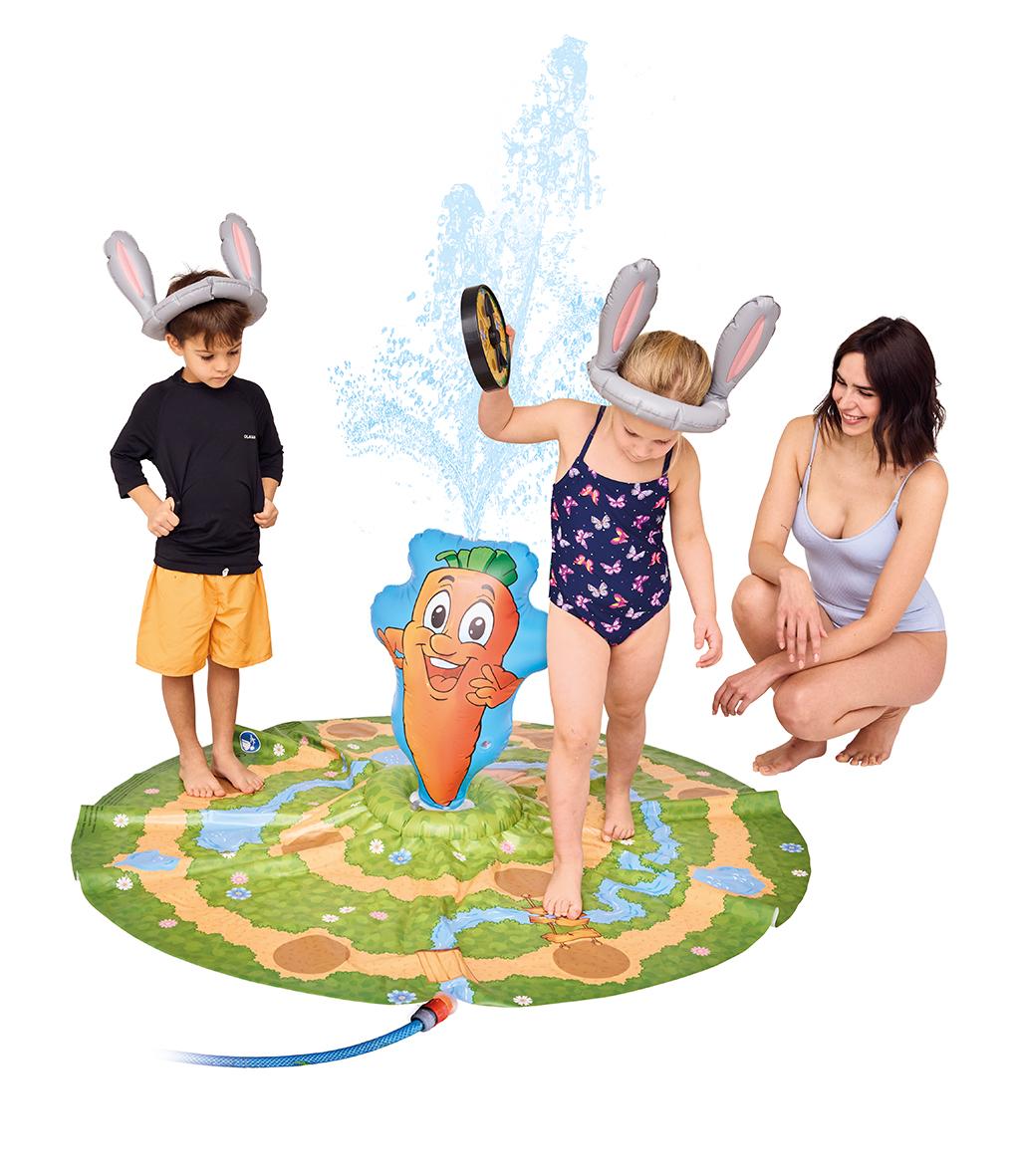 Produktbild Happy People - Ravensburger Outdoor - Lotti Karotti Sprinklermatte mit Spielfeld 3 von 6
