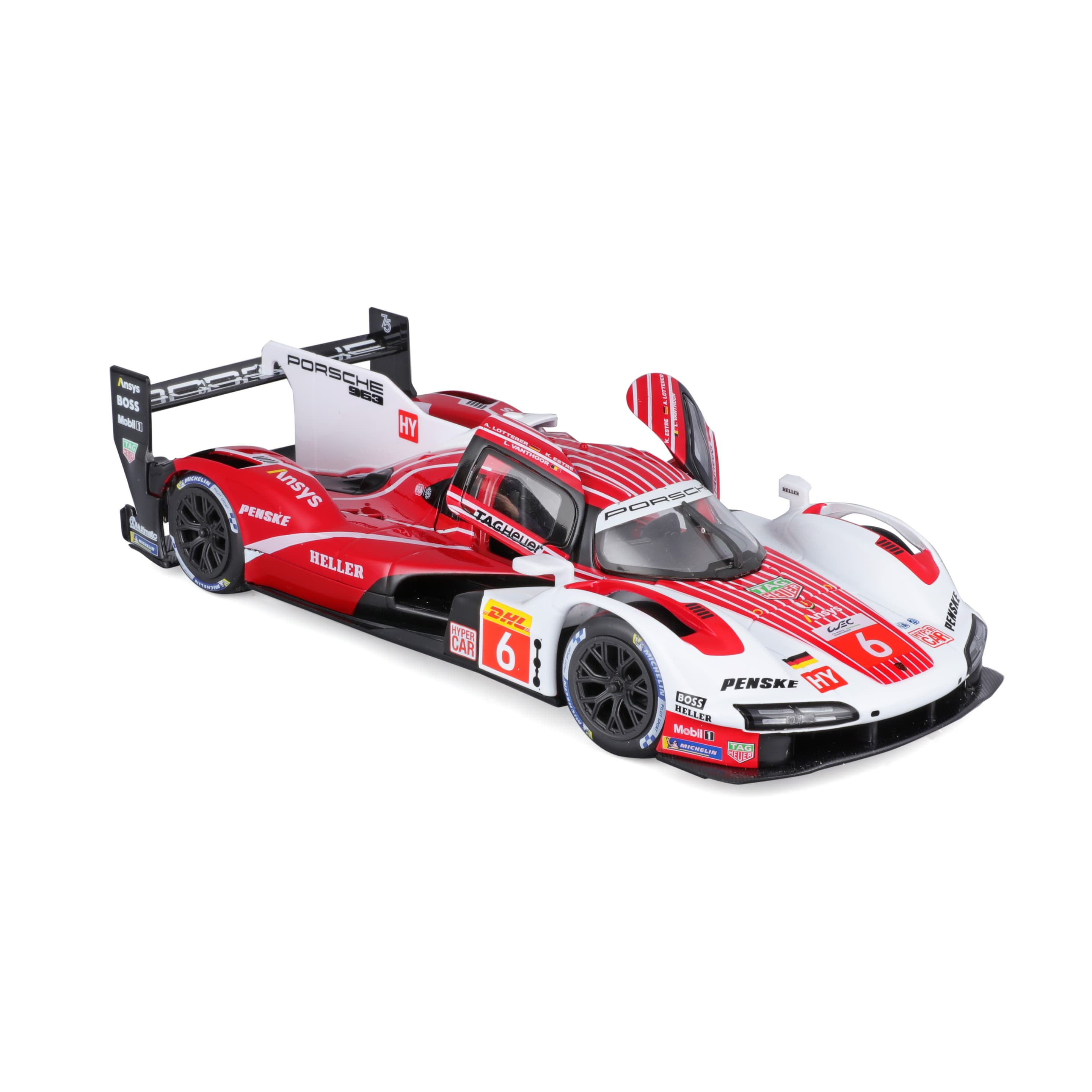 Produktbild Bburago - 1:24 Porsche 963 Penske (2024) 4 von 13