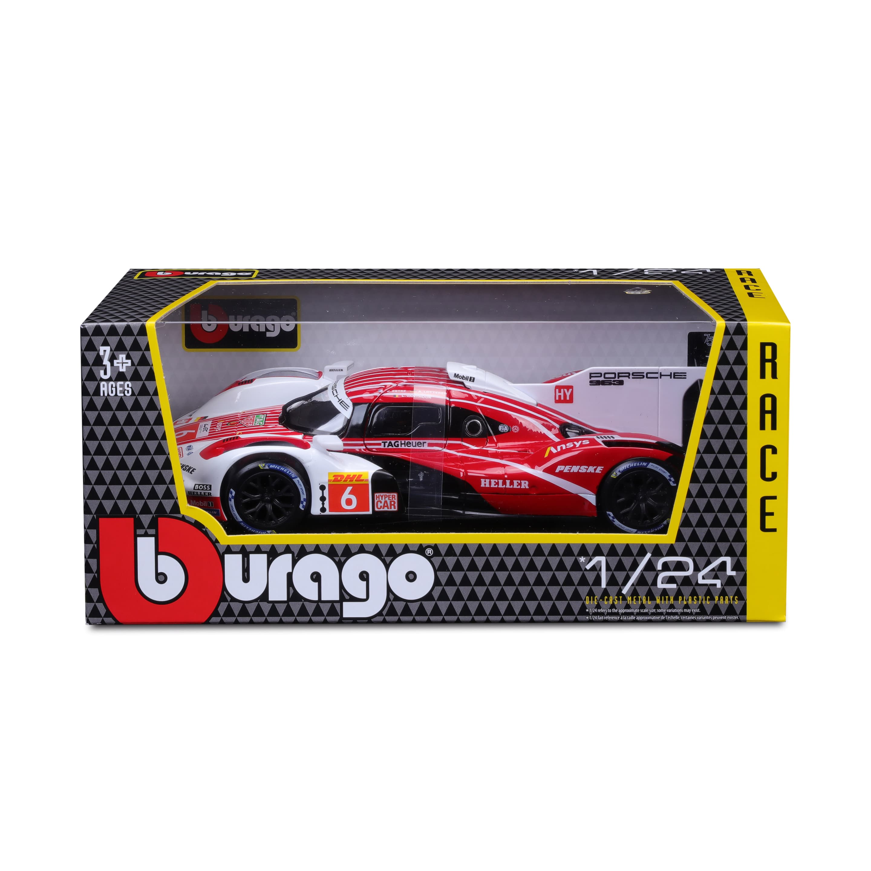 Produktbild Bburago - 1:24 Porsche 963 Penske (2024) 13 von 13
