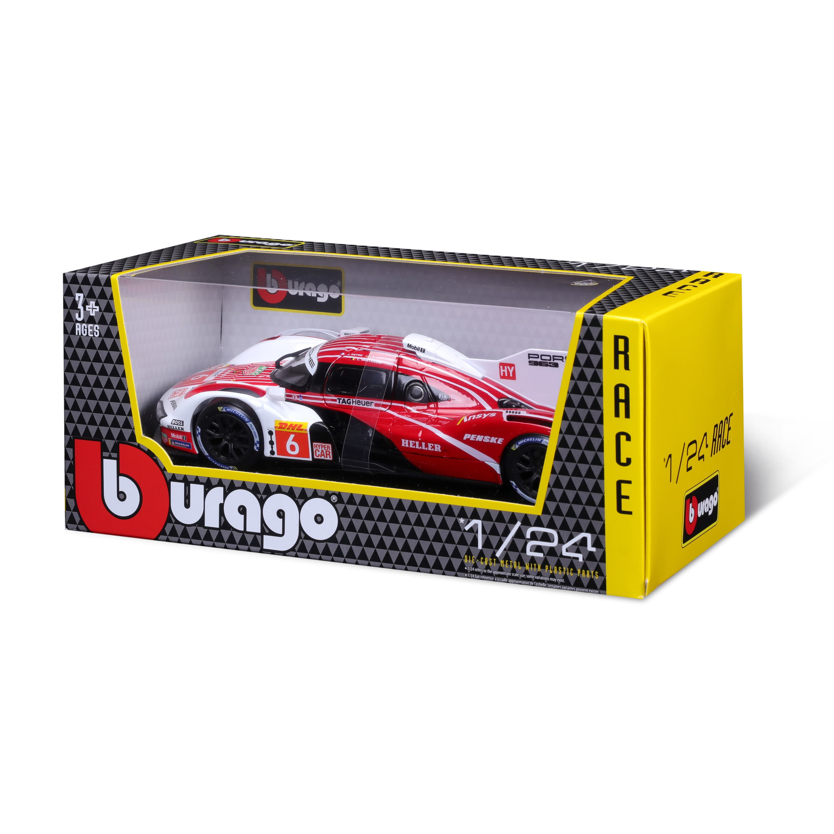Produktbild Bburago - 1:24 Porsche 963 Penske (2024) 12 von 13