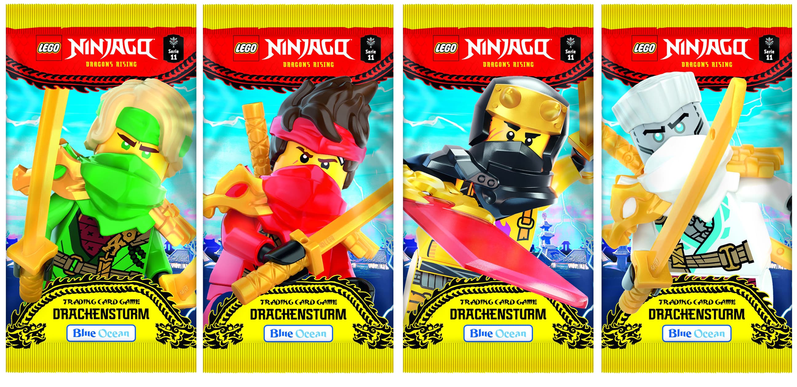 LEGO Ninjago TCG Serie 11 „Drachensturm“ Booster Pack, sortiert (Keine Auswahl möglich)