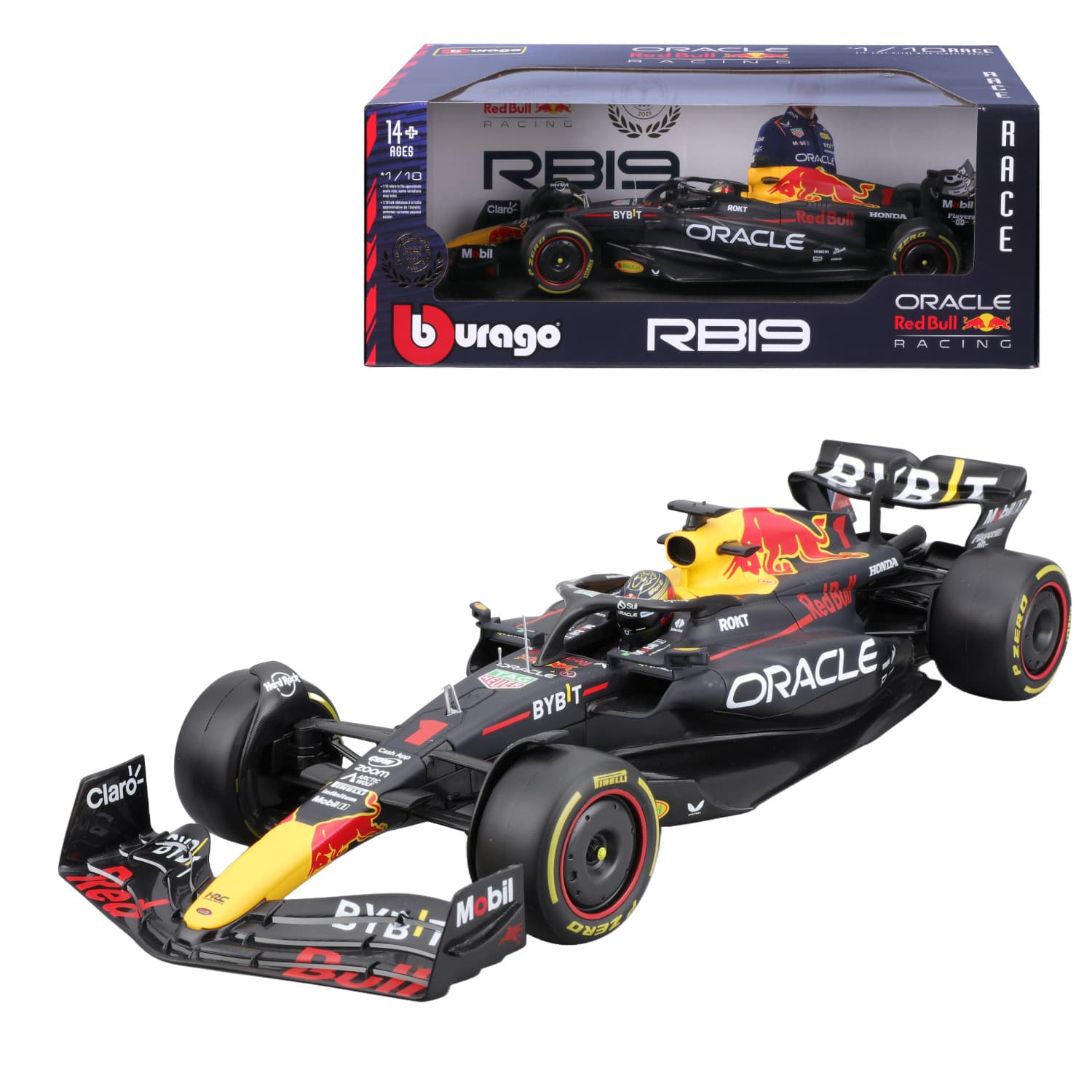 Bburago - 1:18 Formel 1 Red Bull RB19 (2023) - Max Verstappen