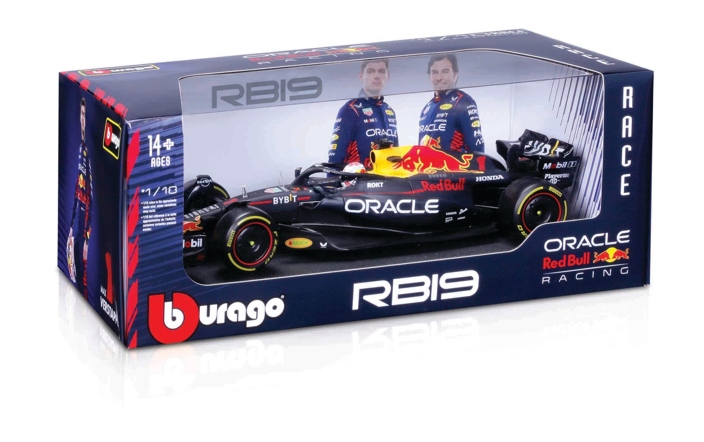 Produktbild Bburago - 1:18 Formel 1 Red Bull RB19 (2023) - Max Verstappen 9 von 12